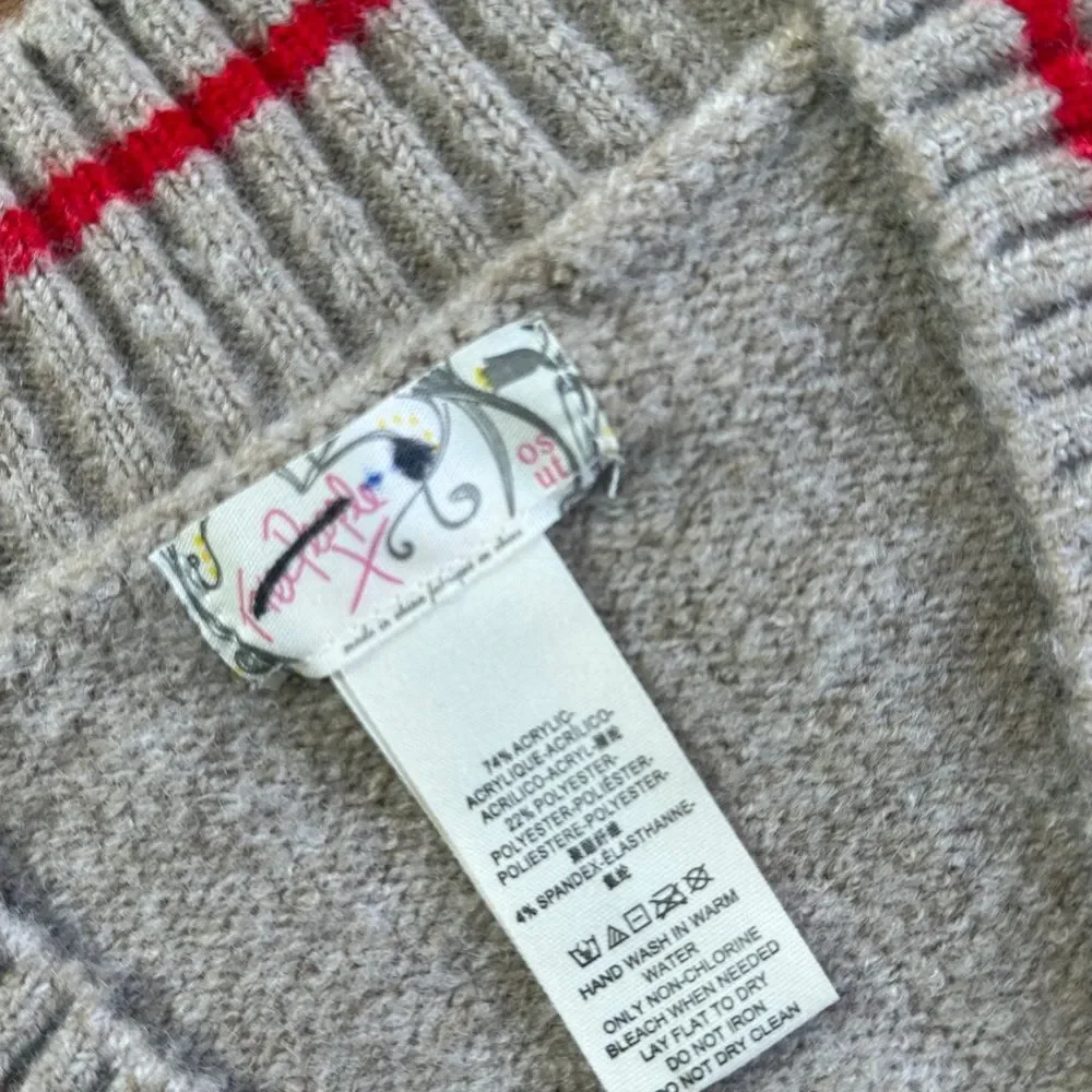 Free People All Star Stripe Poncho